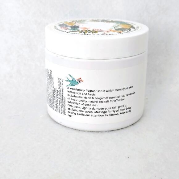 Empire Australia Salty Body Scrub Mandarin Bergamot Essential Oil 17.6 oz NEW - Picture 3 of 4